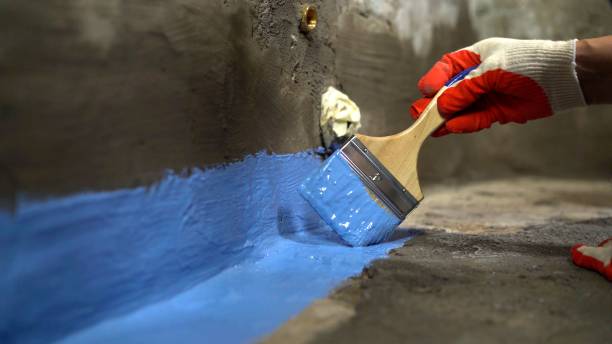 Commercial Waterproofing project at a Universal, IN business property by SJ Waterproofing Pros